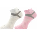 Voxx Unisex ponožky Avenar 2P ružová biela