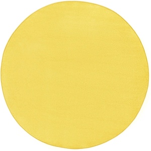 Hanse Home Жълт кръгъл килим ø 133 cm Fancy - Hanse Home (103002-133)