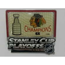 Aminco odznak Chicago Blackhawks 2015 Stanley Cup Champions