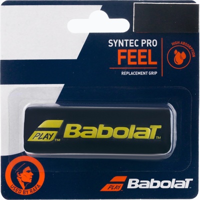 Babolat Обвивка за тенис ракета BABOLAT Syntec Pro X1 черна/жълта 670051