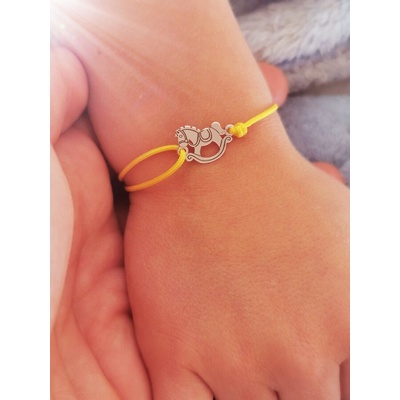 Червен конец за бебе Люлеещо конче (БГС2)