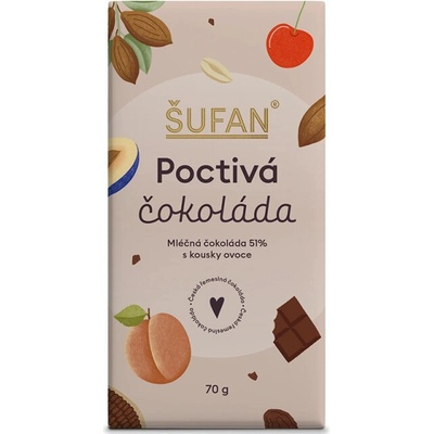 Šufan Poctivá čokoláda 70 g