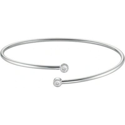 Rosefield Otevřený pevný náramek s krystaly JBDCS-J1214