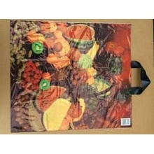 Taška igelitová LDPE foto ucho 46x50x5 cm - ovocie