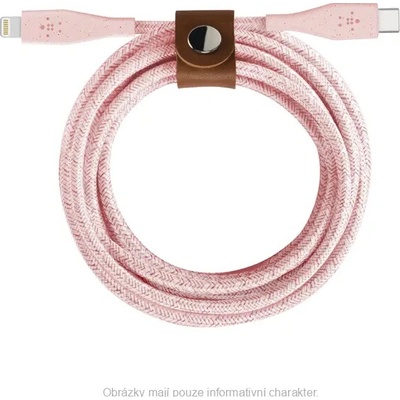 Belkin Boost Charge USB-C kabel 1,2 m Lightning, růžový