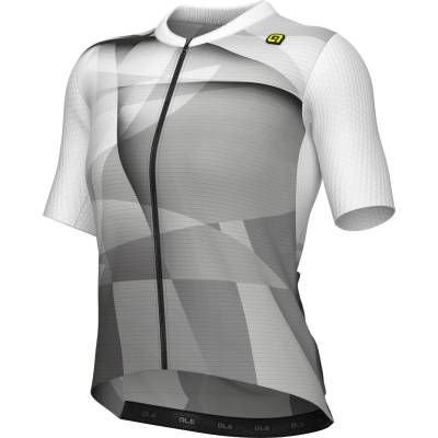 Alé Дамска фланелка с къс ръкав за колоездене Alé Women's R-EV1 Sprinter S/S Lady Jersey Cycling jersey - White - размер XS (156-2794-0112)