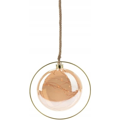Home Styling Collection Dekorační skleněná s LED dekorací, Ø 15 cm