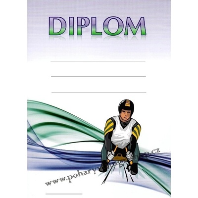 Sáňky diplom A4 č.11