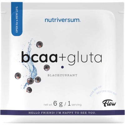Nutriversum BCAA + Gluta Powder | Flow [6 грама] Касис