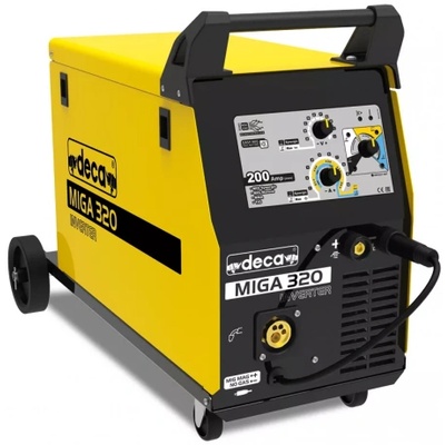 Deca Апарат заваръчен Deca MIG/MAG с телоподаващо у-во 200 A, 230 V, стомана 0.8-1.2 мм, MIGA 320