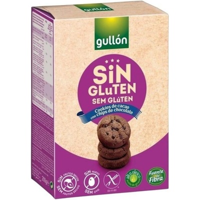 Gullón Gluten free sušenky bez lepku s kousky čokolády 200 g