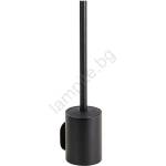 Bemeta Четка за WC 8x35, 5 cm неръждаема стомана/черна (BD0033)