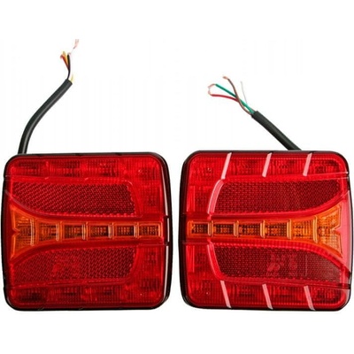 MULTIPA Sada sdružených LED světel 58.005 s osvětlením SPZ bočním, | Zboží Auto