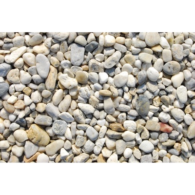 Oblázky křemene bílé-pestré 16-32 mm 25 kg PE pytel
