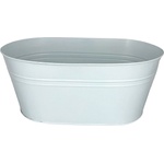 Mica САКСИЯ ОВАЛНА МЕТАЛНА joey l30xw17xh13см БЯЛА (1172879)