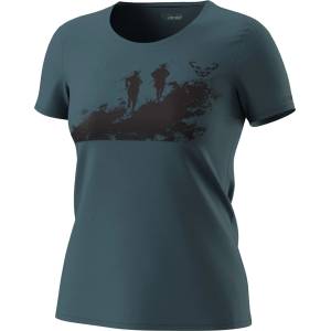 Dynafit Дамска тениска Dynafit Women's Graphic Co S/S Tee T-shirt - Cinder / Runners - размер 36 (EU) (916-6630-0312)