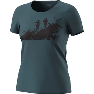 Dynafit Дамска тениска Dynafit Women's Graphic Co S/S Tee T-shirt - Cinder / Runners - размер 36 (EU) (916-6630-0312)