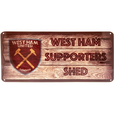 Fan-shop Plechová cedule WEST HAM UNITED Shed