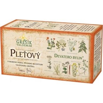 Grešík Pleťový čaj Devatero bylin 20 x 1.2 g