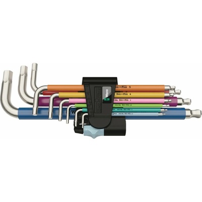 Wera Sada ch imbusových kĺúčov Hex-Plus Multicolour Stainless 1 9 dielna 05022669001