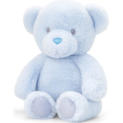 Keel Toys Eкологична плюшена играчка Keel Toys Keeleco - Бебе мече, синьо, 16 cm (SE9104)