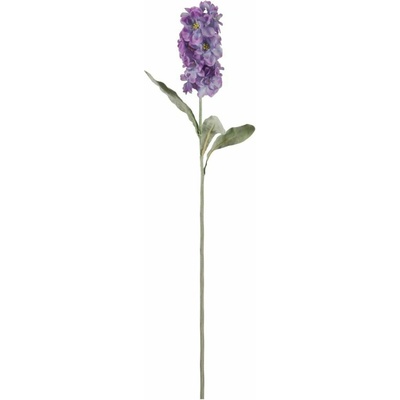 Textilomanie Umelá kvetina MATTHIOLA 56 cm, fialová