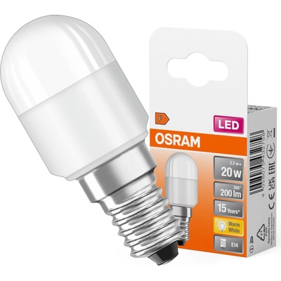 Osram LED žiarovka T26 20 2,3 W E14 2700 K teplá biela matná