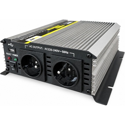 Carspa CAR 1KU-12 12V/230V 1000W modifikovaná sinus | Zboží Auto
