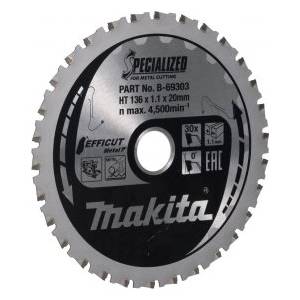 Makita Efficut стоманен трион 136x1.1x20 мм 30 зъба B-69303 (B-69303)