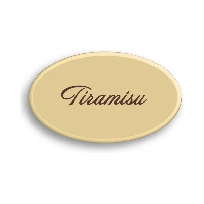 Dortisimo Čokoládová dekorace Tiramisu bílá (10 ks)