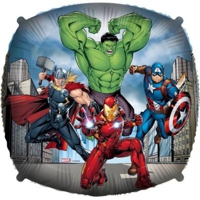 Procos Čtverec Avengers Marvel 43cm fóliový balónek a závaží