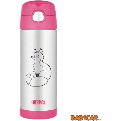 Thermos termoska s brčkem liška 470 ml