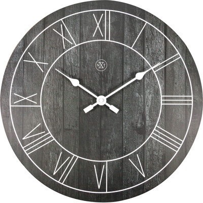 NeXtime Стенен часовник Paul дървен тъмен (7345ZW)
