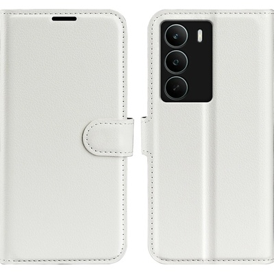 Litchi knížkové pouzdro na Realme C71 - bílé – Zboží Živě