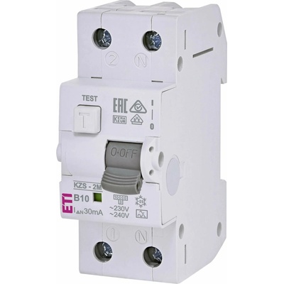 ETI KZS-2M 1p+N A B10/0,03 10kA