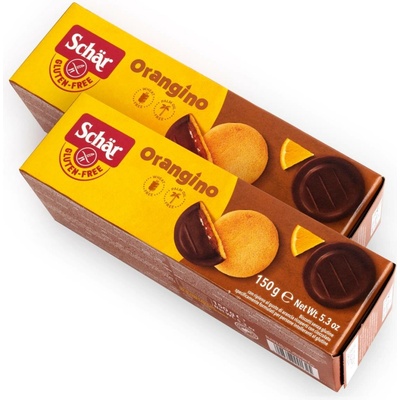 Schär Orangino polomáčené piškoty s pomerančovým želé bez lepku 150 g – Zboží Dáma