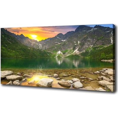 Foto obraz na plátne Morské oko Tatry 100x50 cm