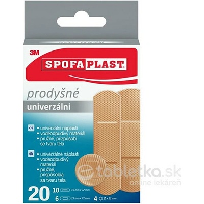3M Spofaplast Univerzálna náplasť mix 3 veľkosti (176N) 20 ks