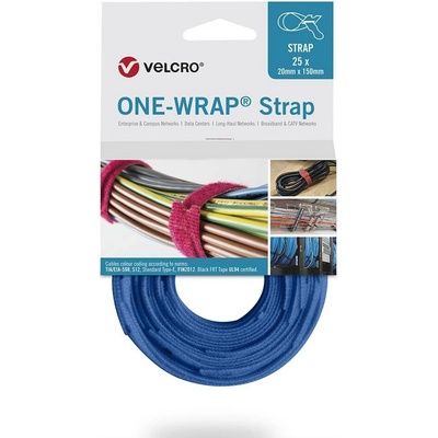 VELCRO® Kabelbinder Popruh se suchým zipem modrá 1 ks