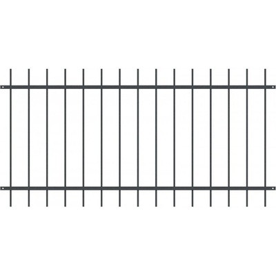 Kovové plotové pole PLP01 š. 2500 x v. 1000 mm