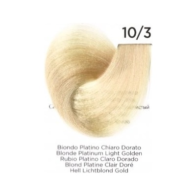 Inebrya Color 10/3 Blonde Platinum Light Golden