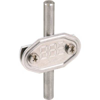 Označovací štítek, AL pro prům. 7-10 mm pásek 30 mm DEHN 484000