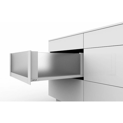 Cemux H Box SLIM vnitřní skleněné bočnice bílé H167/500 mm čelní sklo H138