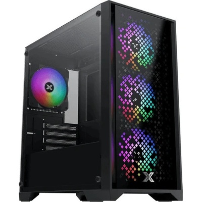 Ion Computers Геймърски компютър ION Xigmatek NYX II с процесор AMD Ryzen 5 5600GT, вградено видео ядро, RAM памет 16GB(2x8GB) DDR4 3200MHz, SSD 480GB NVMe PCIe Gen4 (c004216)