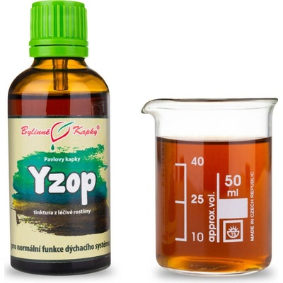 Yzop lekársky kvapky tinktúra 50 ml