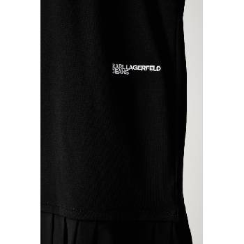 Karl Lagerfeld Jeans уголемена рокля от памук (B3W13005)