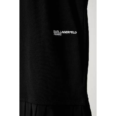 Karl Lagerfeld Jeans уголемена рокля от памук (B3W13005)
