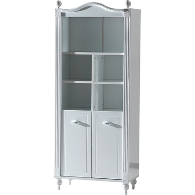 Етажерка Perla бял гланц