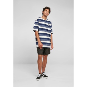 Urban Classics Мъжка широка тениска в син цвят Starter Sun Stripes TeeUB-ST351-04340 - Син, размер S