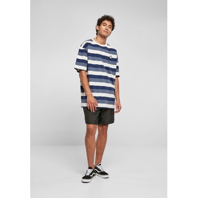 Urban Classics Мъжка широка тениска в син цвят Starter Sun Stripes TeeUB-ST351-04340 - Син, размер S
